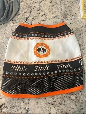 Tito’s dog outfit